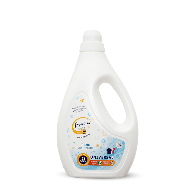 Гель для прання БДЖІЛКА, універсальний, автомат, ручне прання, 2л